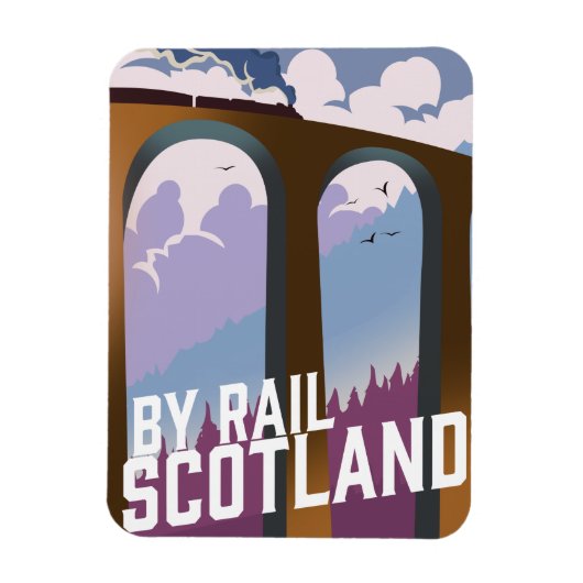 Rail Scotland マグネット (縦)