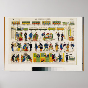 Rail Travel, c.1850 ポスター