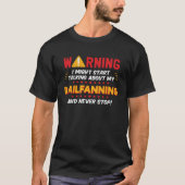 Railfanning Rail Fan Train Buff Joke Graphic Tシャツ (正面)