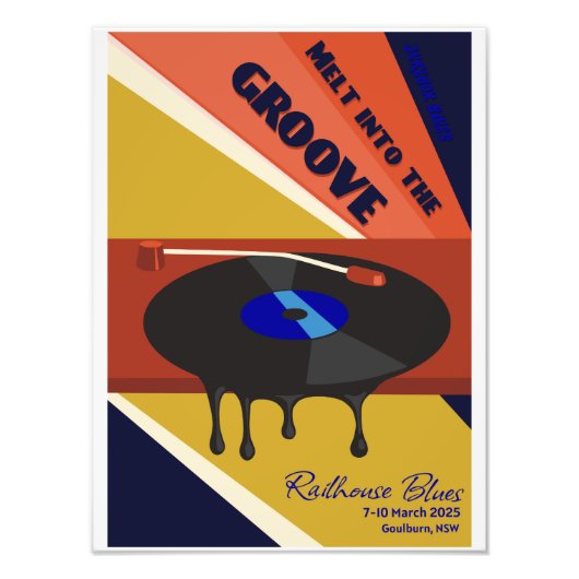 Railhouse Blues 2025ポスター フォトプリント (正面)