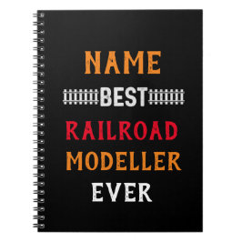 Railroad 最高の Modeler Ever (Change Name文字) ノートブック