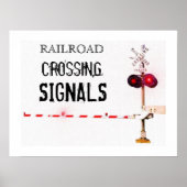 Railroad Crossing Signals ポスター (正面)