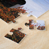 Railroad Crossing With Beautiful Blue Skies ジグソーパズル (側面)