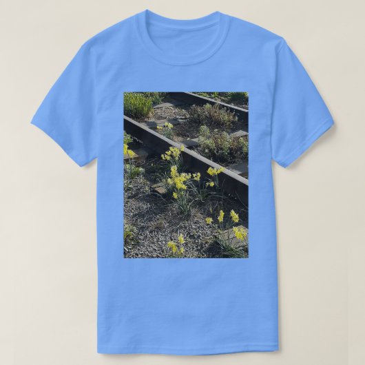 Railroad Flowers Tシャツ (デザイン正面)