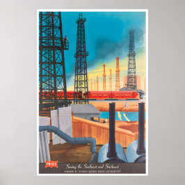 Railroad Poster Bern Hill Train Art Locomotive ポスター