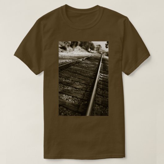 Railroad Tracks 4 Tシャツ (デザイン正面)