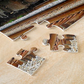 Railroad Train background ジグソーパズル (側面)