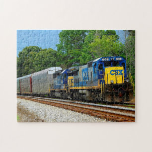 Railroad Train background ジグソーパズル