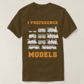 Railroad Train Lover I preference Models Tシャツ (デザイン正面)