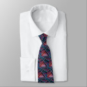 Railroad "Train Tracks" Tie for men, Watercolor ネクタイ (タイ)