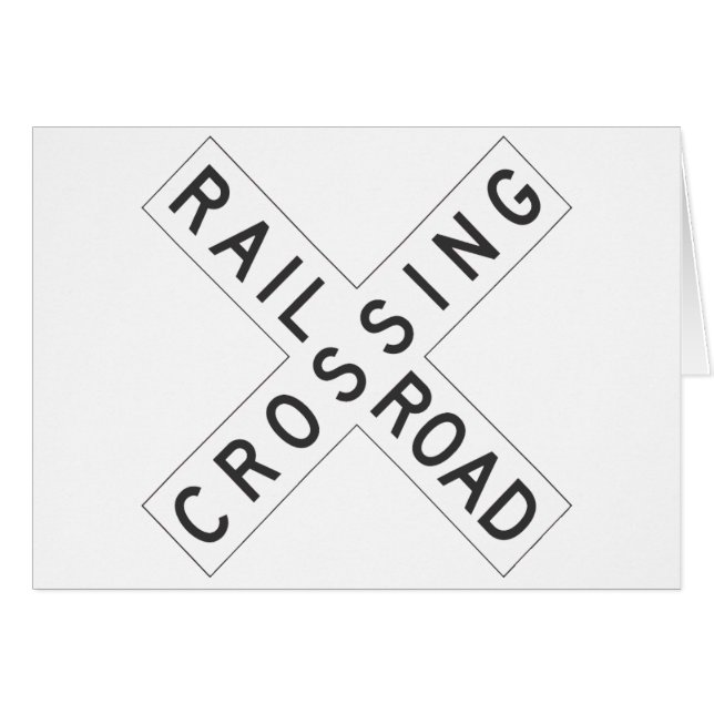 RailroadCrossingの印 (正面横)