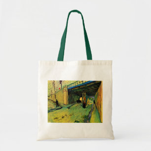Railway Bridge over Montmajour by Vincent van Gogh トートバッグ