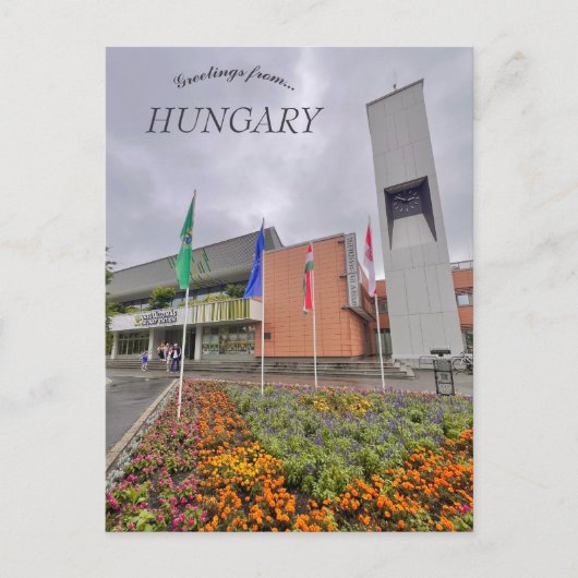 Railway Station in Sopron Hungary ポストカード (正面)