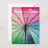 Rainクライアントの紹介実在不動産マーケティング販売 ポストカード (正面/裏面)