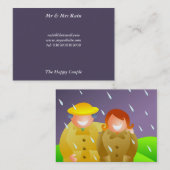 Rain氏及び夫人 名刺 (正面/裏面)