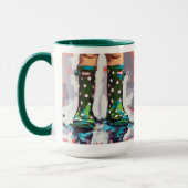 Rain boots Painting  - Children's Room Decor マグカップ (左)