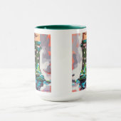 Rain boots Painting  - Children's Room Decor マグカップ (中央)