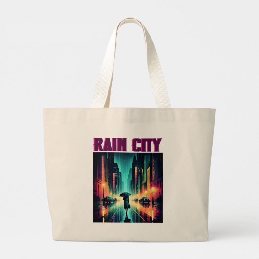 Rain City ラージトートバッグ (裏面)