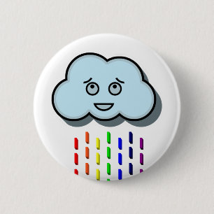 Rain Cloud Findsレリーフ、 浮き彫り 缶バッジ