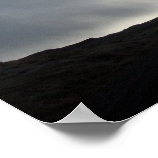 Rain clouds and sun on the water3 ポスター (角)