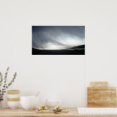 Rain clouds and sun on the water3 ポスター (キッチン)