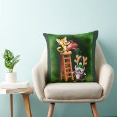 RAIN DEER CATS by Jeff Willis Art クッション (椅子)