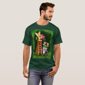 RAIN DEER CATS by Jeff Willis Art Tシャツ (正面フル)