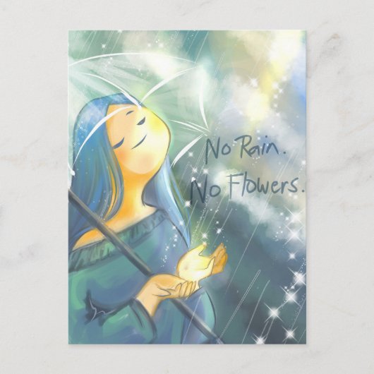 Rain- DNMはがき ポストカード (正面)