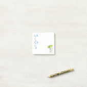 Rain drop notes ポストイット (デスク上)