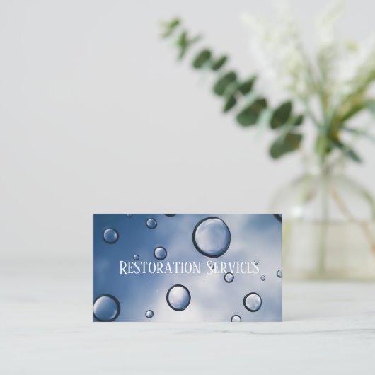 Rain Drops名刺 名刺 (スタンド正面)