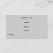 Rain Drops名刺 名刺 (裏面)