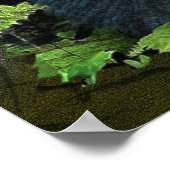 「RAIN FOREST DREAMS II」チンパンジー・アートポスター ポスター (角)