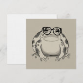 Rain Frog Lover Desert Rain Gift Funny Animal 招待状 (正面/裏面)