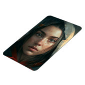 Rain hood girl マグネット (左側)