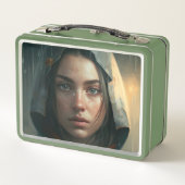 Rain hood girl メタルランチボックス (裏面)