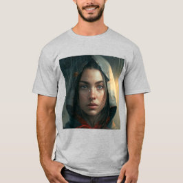 Rain hood girl tシャツ