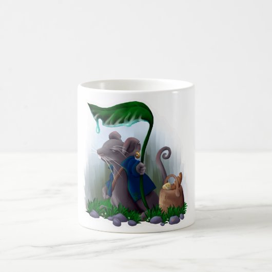 Rain Mouse | Mug コーヒーマグカップ (中央)