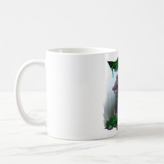 Rain Mouse | Mug コーヒーマグカップ (左)