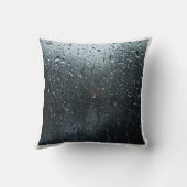 Rain on Glass Distortion Window Film クッション (裏面)