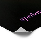 Rain on the Morning Glory – ポスター (角)