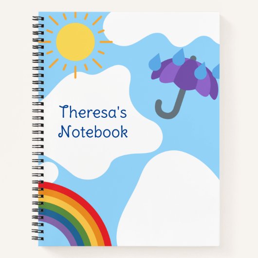 Rain or Shine Notebook ノートブック (正面)