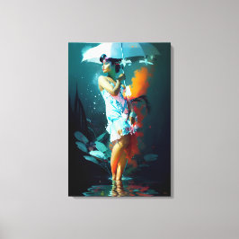 Rain Parade - Ken Gage Art キャンバスプリント