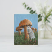 Rain Rainポストカードの下のネズミ ポストカード (スタンド正面)