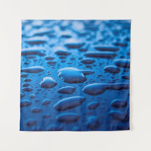 Rain rainbeads water raindrops タペストリー (正面)