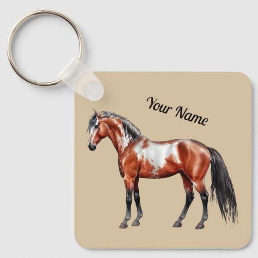 Rain Spirit - Pferd, stehend -  キーホルダー (正面)