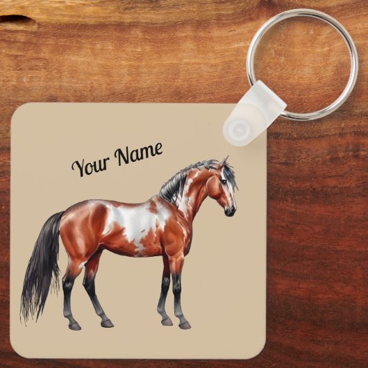 Rain Spirit - Pferd, stehend -  キーホルダー (裏面)