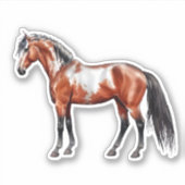 Rain Spirit - Pferd, stehend -  シール (正面)