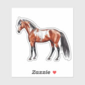 Rain Spirit - Pferd, stehend -  シール (シート)