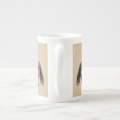 Rain Spirit - Pferd, stehend -  ボーンチャイナマグカップ (裏面)