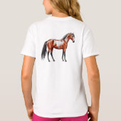 Rain Spirit - Pferd, stehend - Poster,  Tシャツ (裏面)